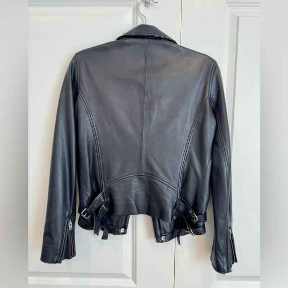 IRO Han Black Leather Jacket - Picture 2 of 8
